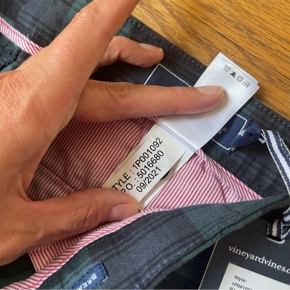 NEW Vineyard Vines Blackwatch Breaker Pant Charleston Green Multiple Sizes NWT - Picture 5 of 6